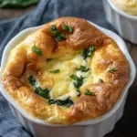 Spinach and Cheese Egg Soufflé