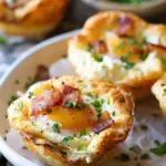 Egg, Bacon, and Ricotta Breakfast Cups