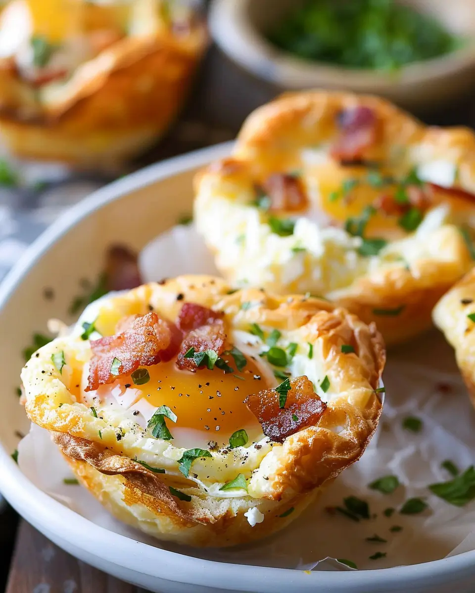 Egg, Bacon, and Ricotta Breakfast Cups: Easy & Indulgent Start to Your Day