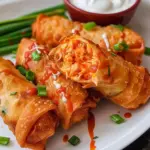 Buffalo Chicken Egg Rolls