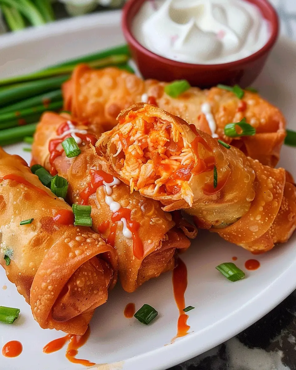 Buffalo Chicken Egg Rolls: Easy Recipe for Flavorful Indulgence