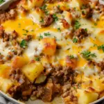 Cheesy Ground Beef & Potato Casserole