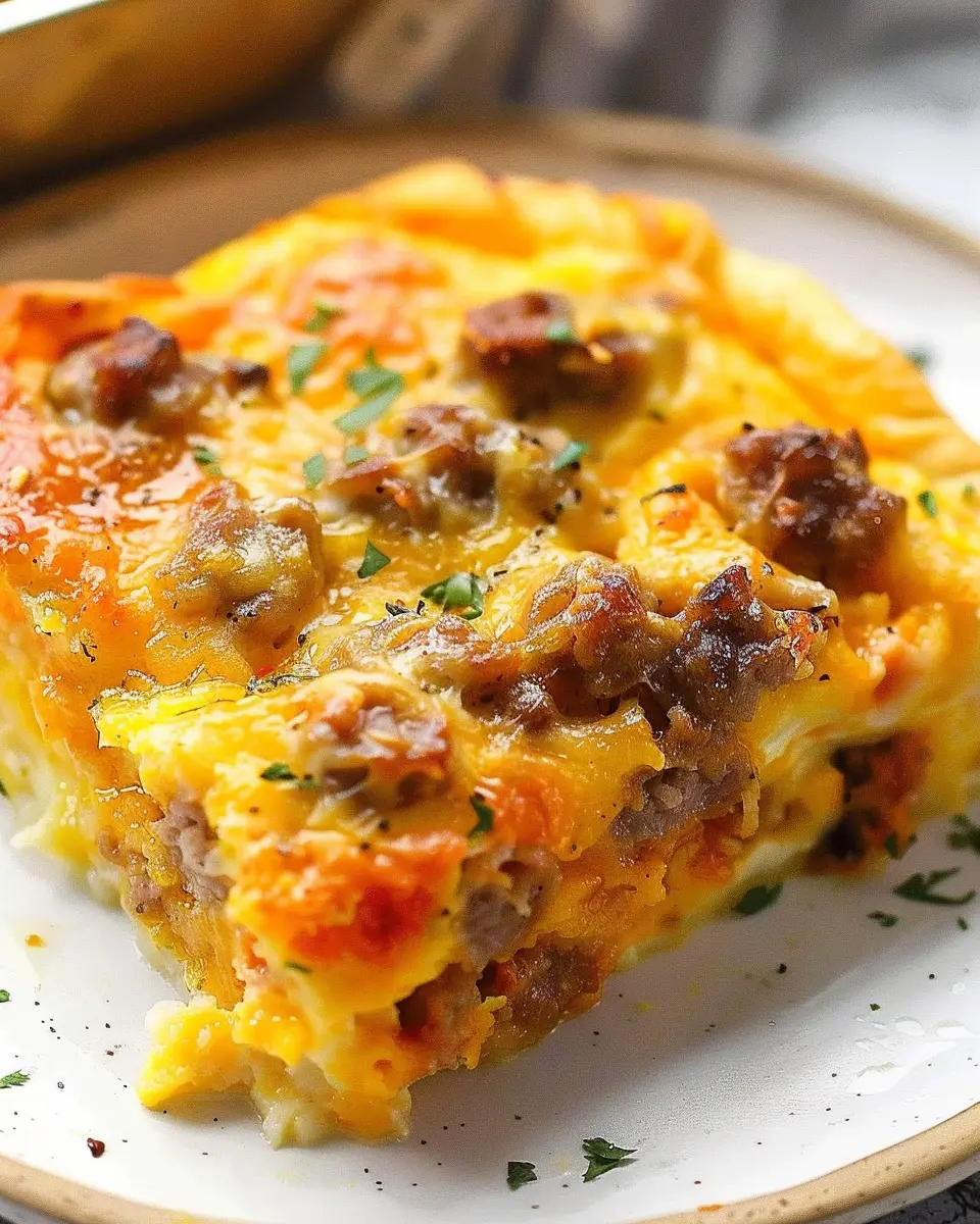 Easy Crescent Roll Breakfast Casserole With Sausage: A Deliciously Simple Family Favorite