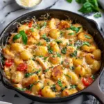 Garlic Chicken Gnocchi Skillet
