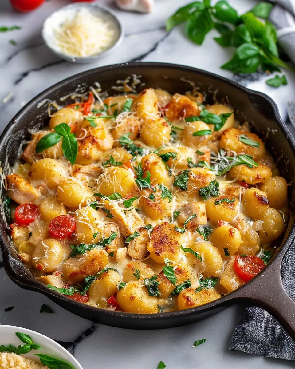 Garlic Chicken Gnocchi Skillet: Easy Comfort Food Your Family Will Love