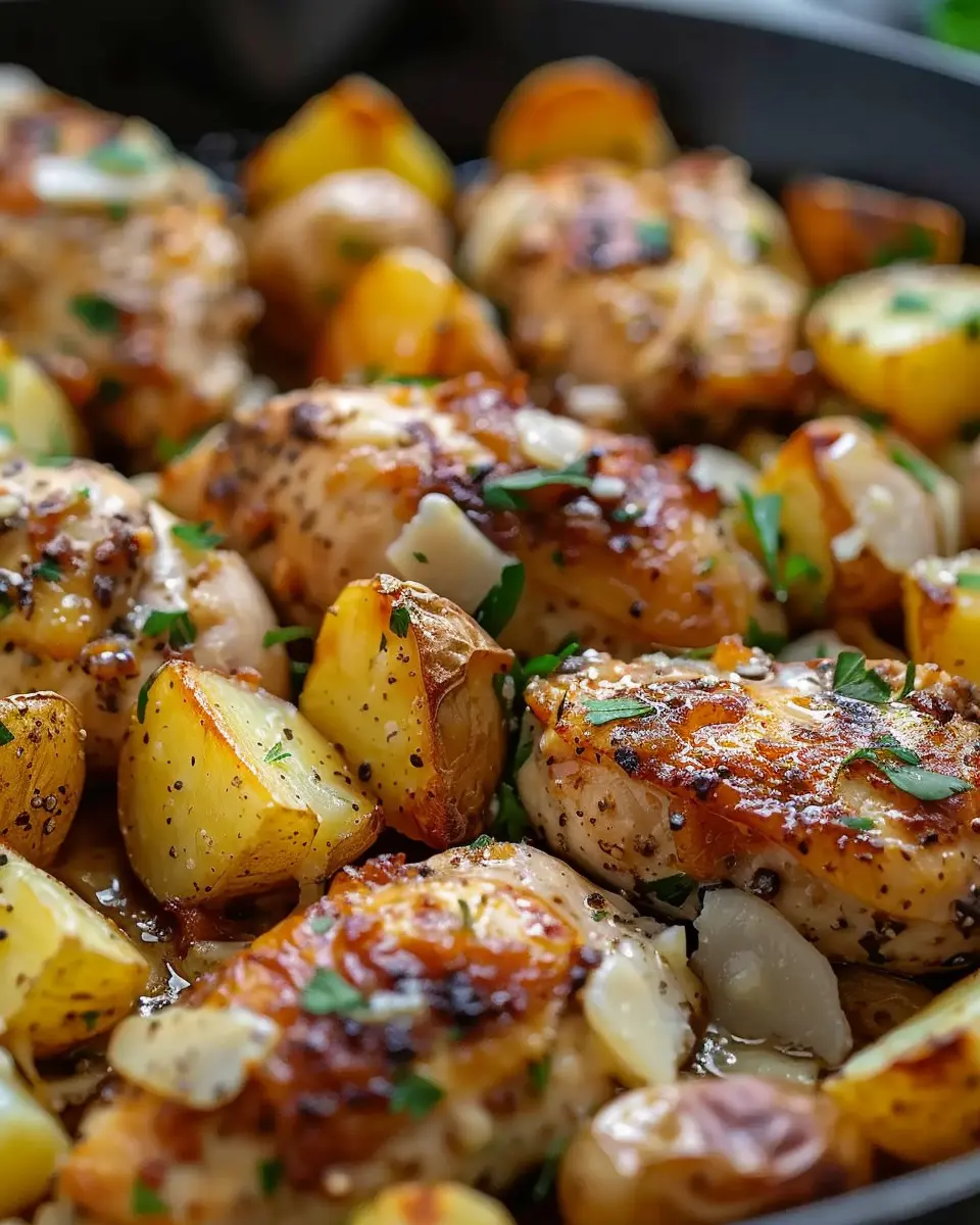 Garlic Parmesan Chicken and Potatoes: Easy Comfort Food Delight