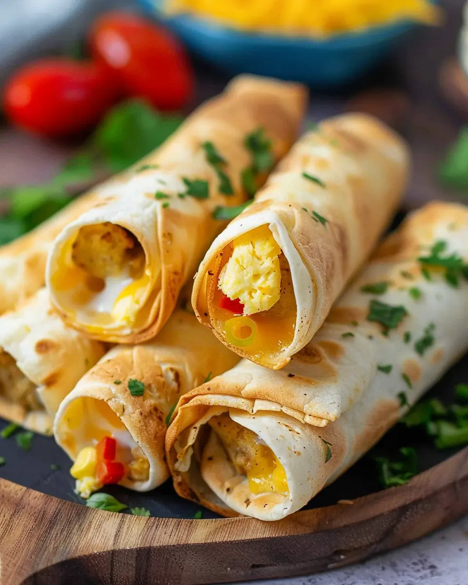 Air Fryer Breakfast Taquitos: Easy Turkey Bacon & Chicken Ham Delights