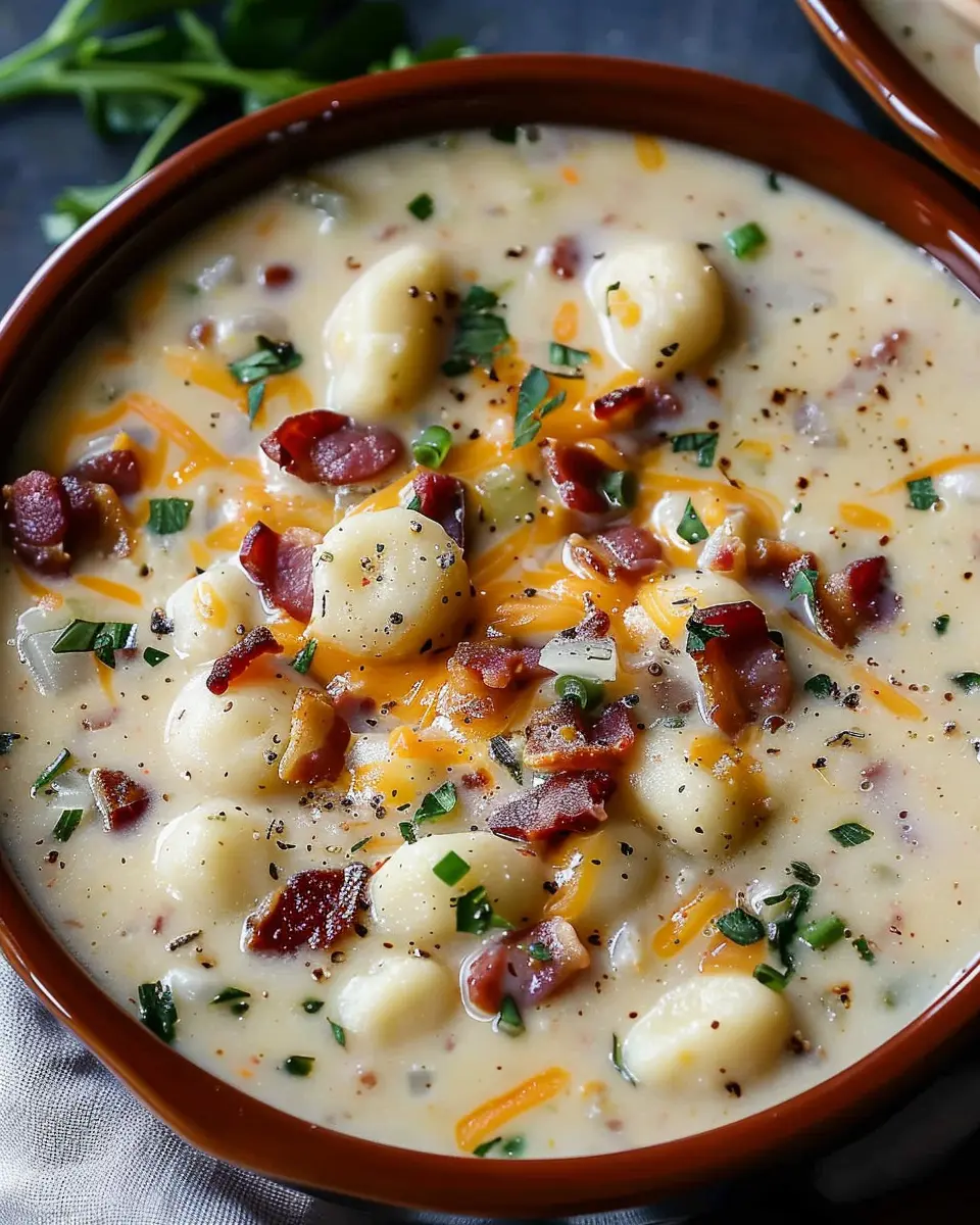 Bacon Cheddar Gnocchi Soup: Indulgent Comfort Food You’ll Love