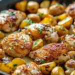Garlic Parmesan Chicken and Potatoes (One-Pan Dinner)