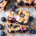 Blueberry Oatmeal Breakfast Bars