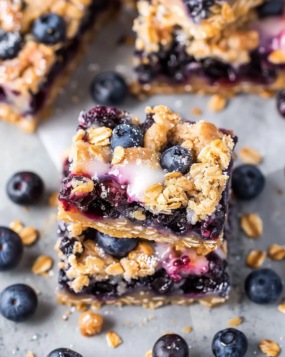 Blueberry Oatmeal Breakfast Bars: Easy, Healthy Delight for Mornings