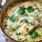 Creamy Green Enchiladas Chicken Soup