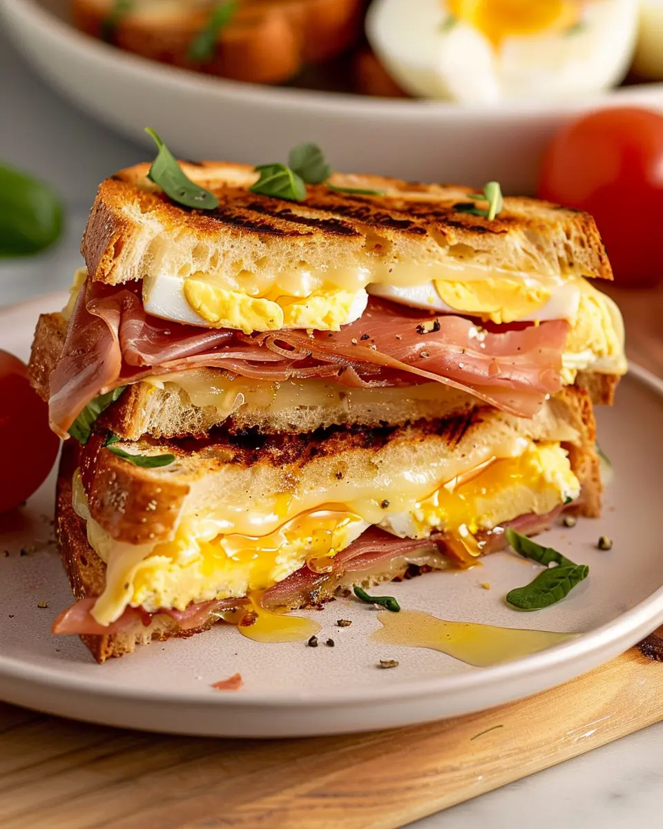Prosciutto Egg Panini: An Indulgent Twist on Breakfast Bliss