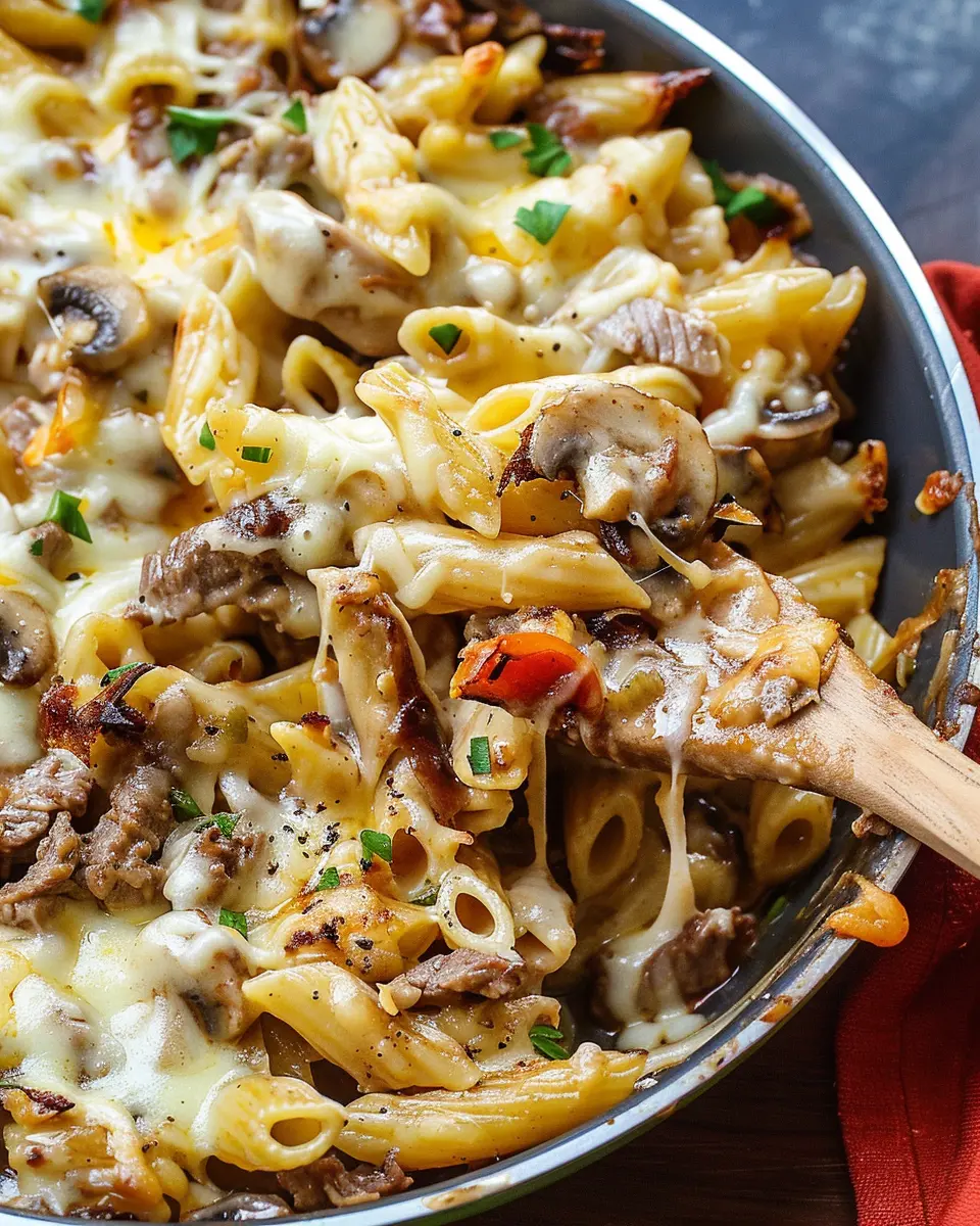 Philly Cheese Steak Pasta Recipe: Easy, Comforting Weeknight Meal
