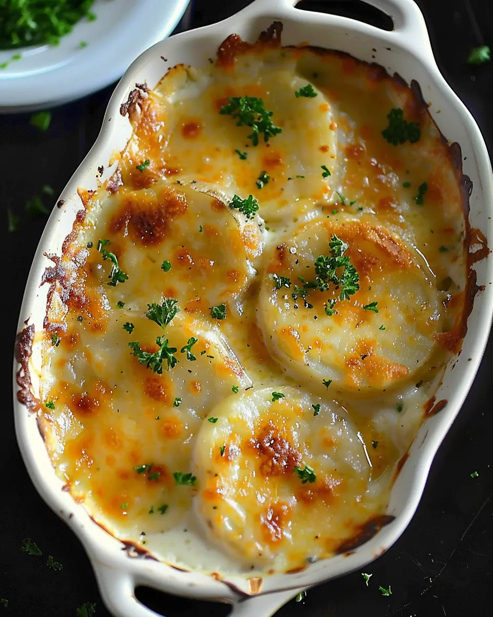 Ruth’s Chris-Inspired Potatoes au Gratin Recipe: Indulgent Twist with Turkey Bacon and Chicken Ham