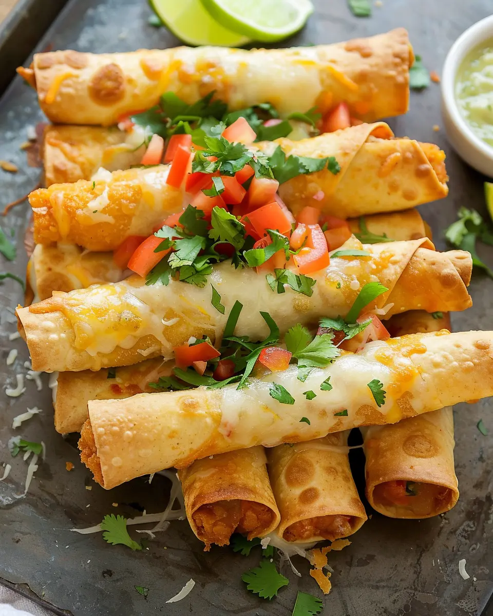 Crispy Chicken Taquitos: Easy Homemade Treats for Everyone