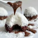 Coconut Dome with Chocolate Spread