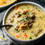 Easy Cheeseburger Soup