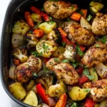 Air Fryer Chicken and Vegetables