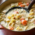 Easy Creamy Chicken Noodle Soup