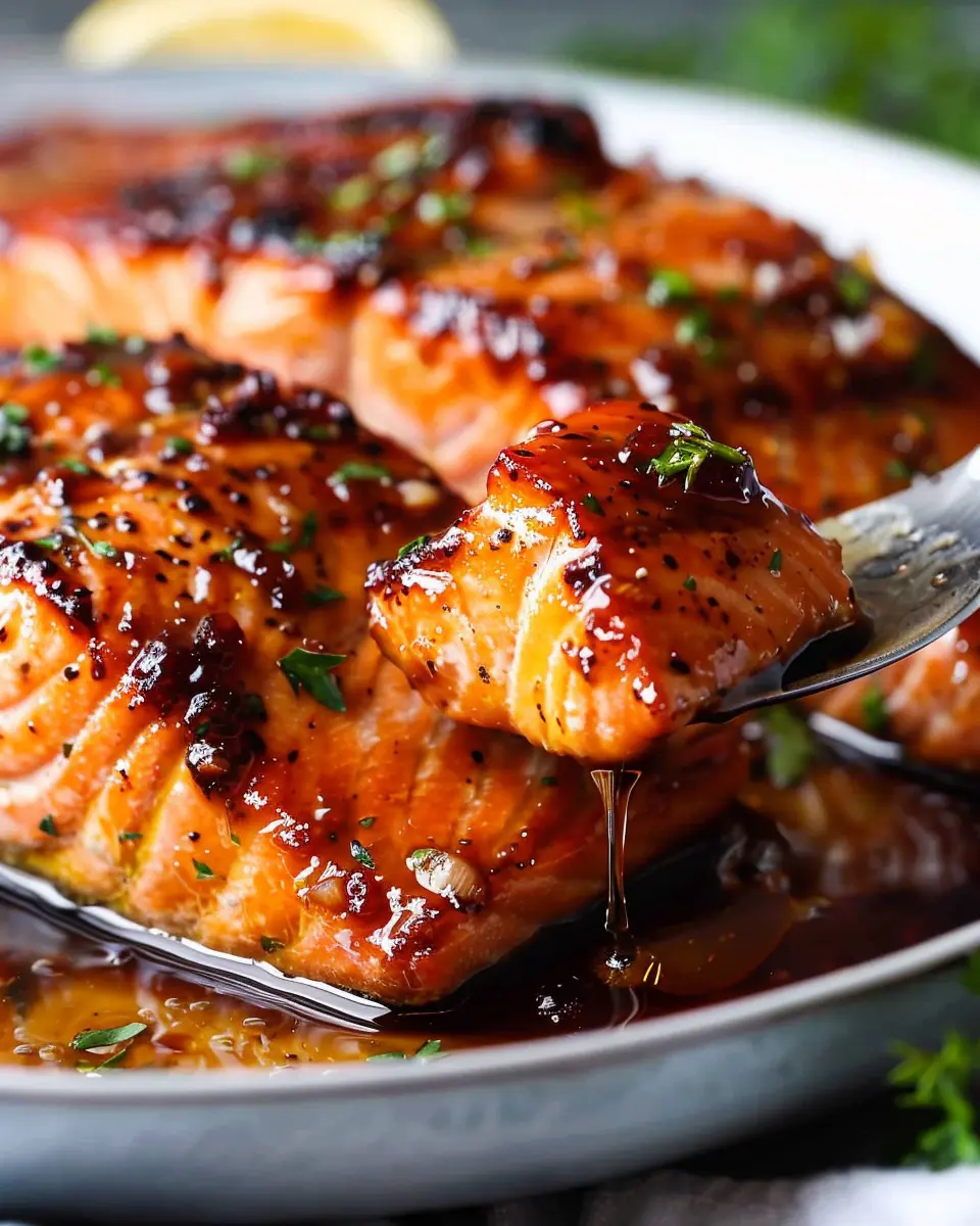Slow Cooker Honey Garlic Glazed Salmon: Easy & Delicious Recipe
