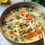 Lemon Chicken Orzo Soup