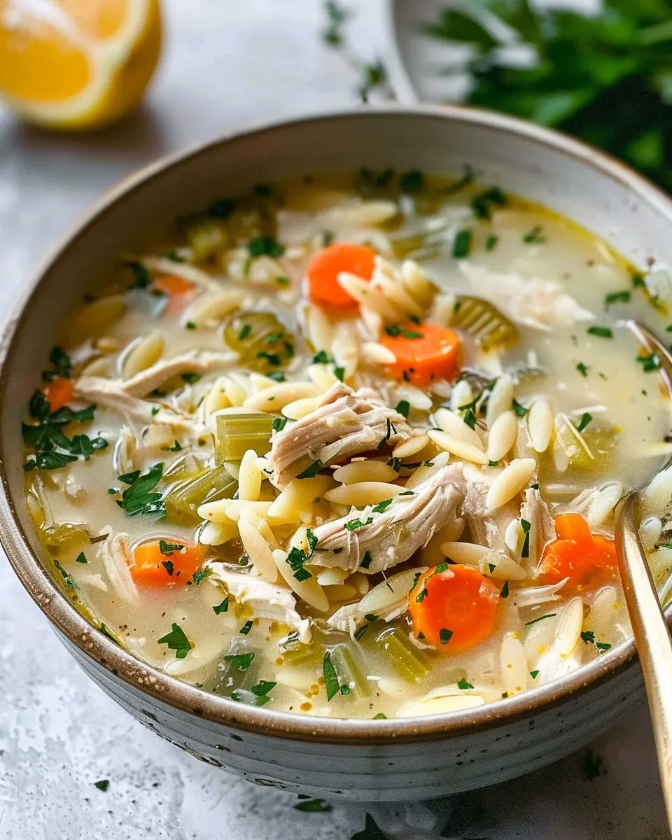 Lemon Chicken Orzo Soup: A Bright and Easy Family Favorite