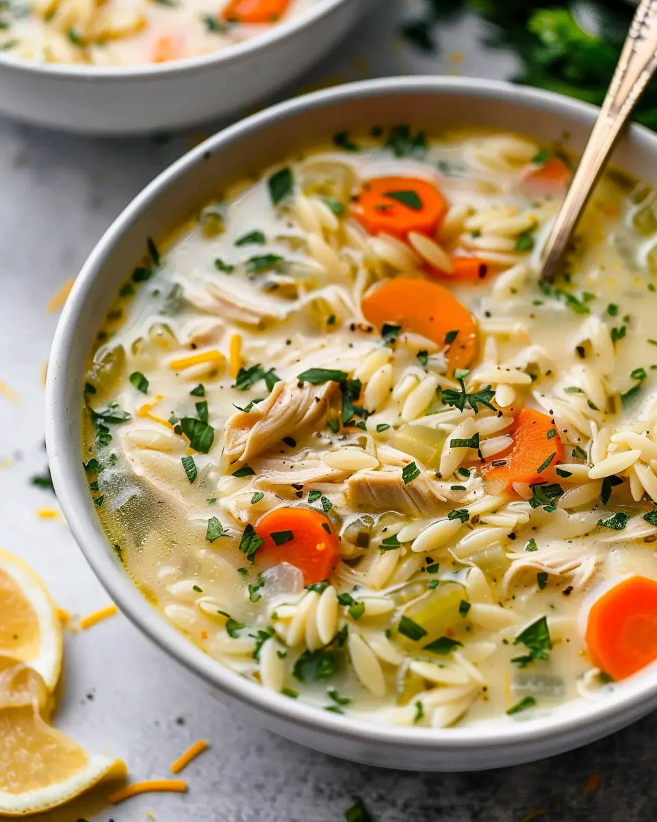 Lemon Chicken Orzo Soup: A Comforting, Hearty Delight