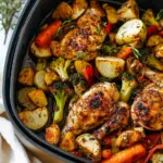 Air Fryer Chicken and Vegetables