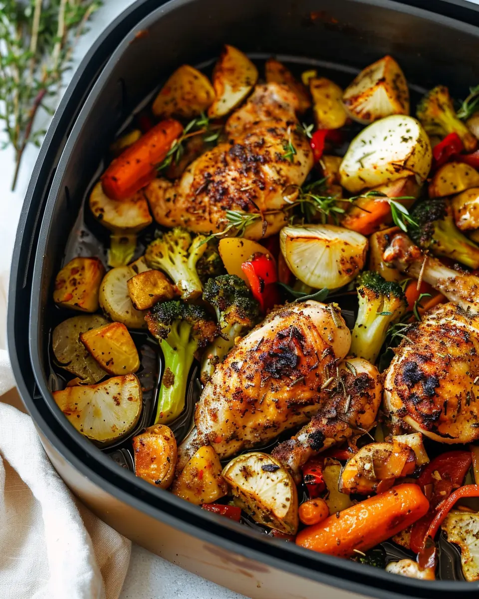 Air Fryer Chicken and Vegetables: Easy, Delicious, and Healthy Meals