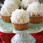Coconut Snowball Cupcakes