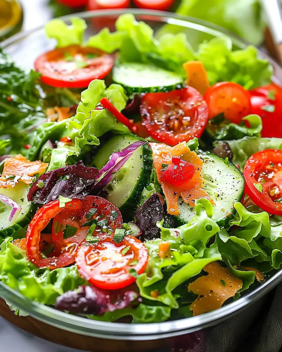 Classic House Salad – Quick and Easy Recipe with Turkey Bacon and Chicken Ham