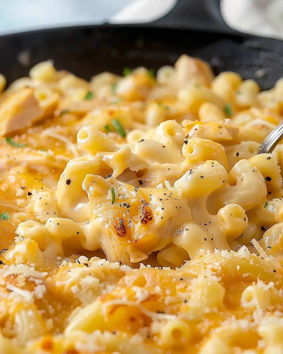 Creamy Chicken Mac and Cheese: Indulgent Comfort Food Delight