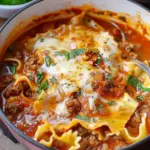 One Pot Lasagna Soup