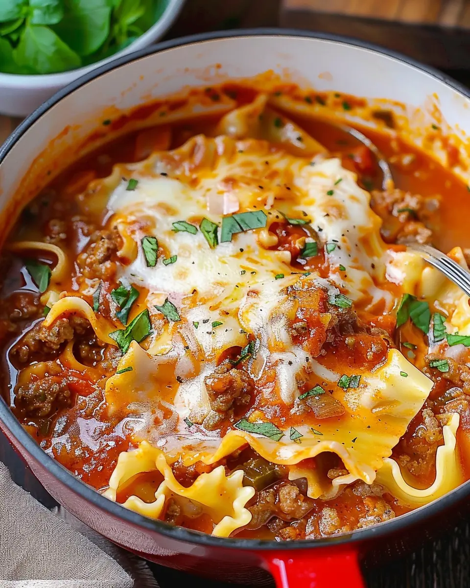 One Pot Lasagna Soup: Easy Comfort Food for Cozy Nights