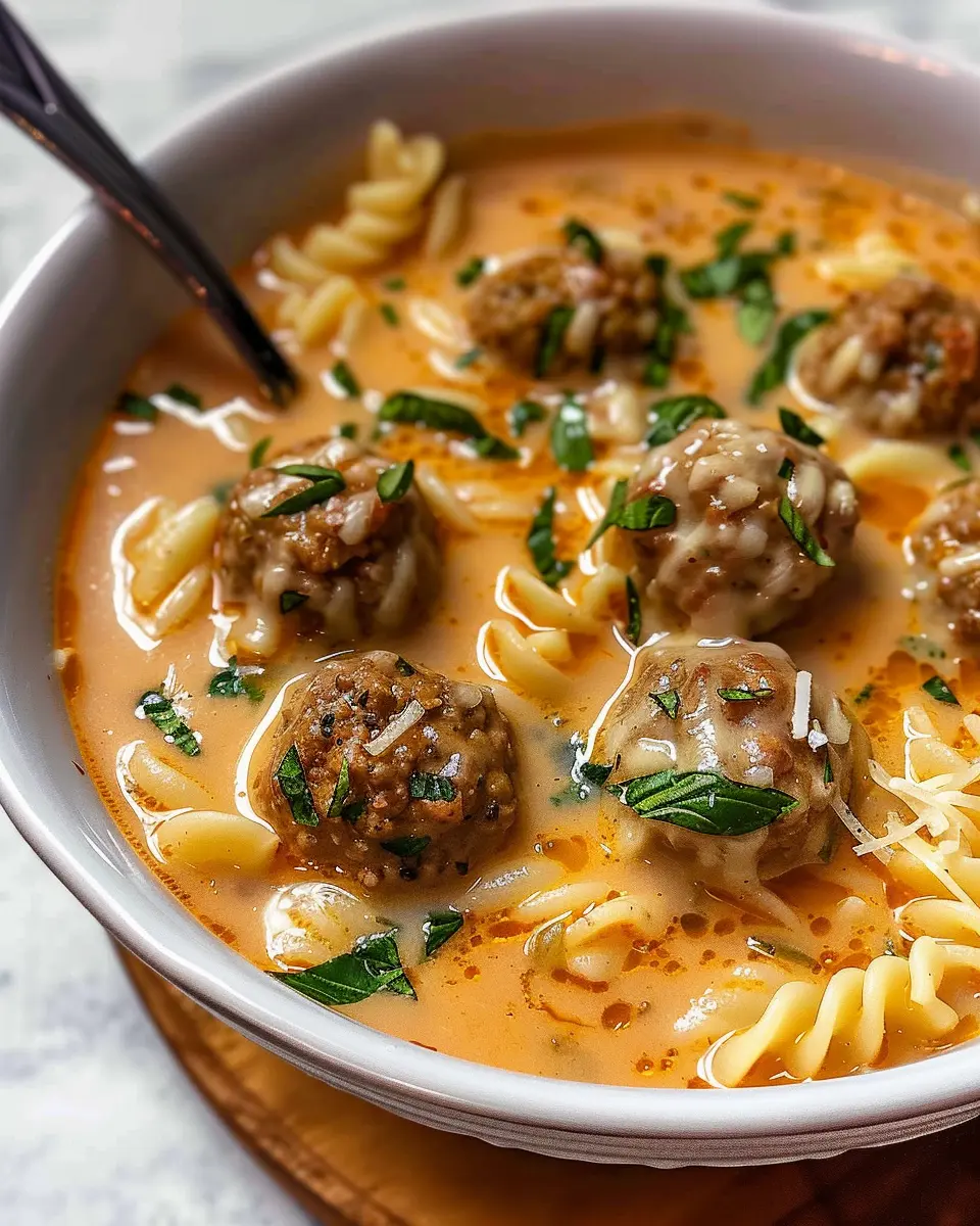 Creamy Italian Meatball Soup: The Best Comfort Food Recipe