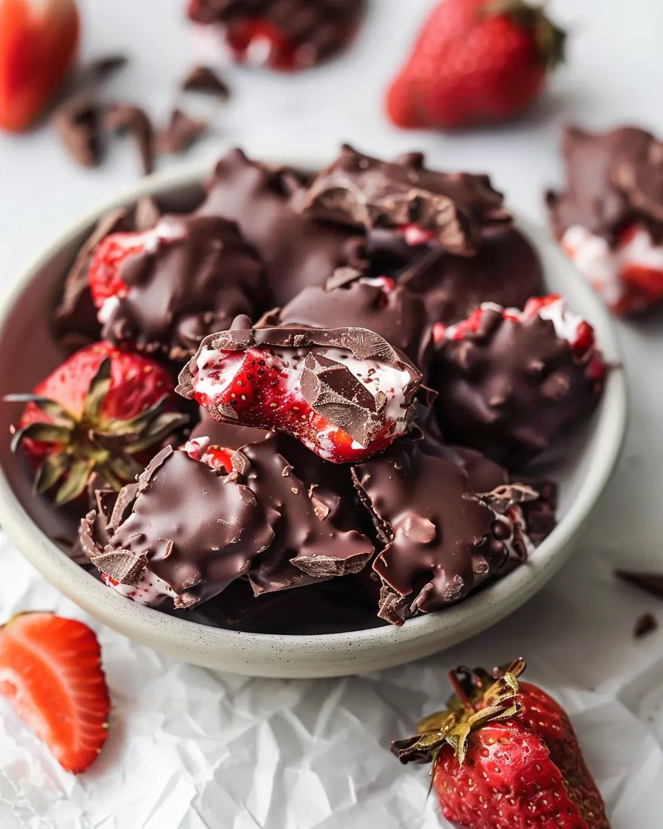 Chocolate Strawberry Yogurt Clusters: Easy Indulgence for Everyone