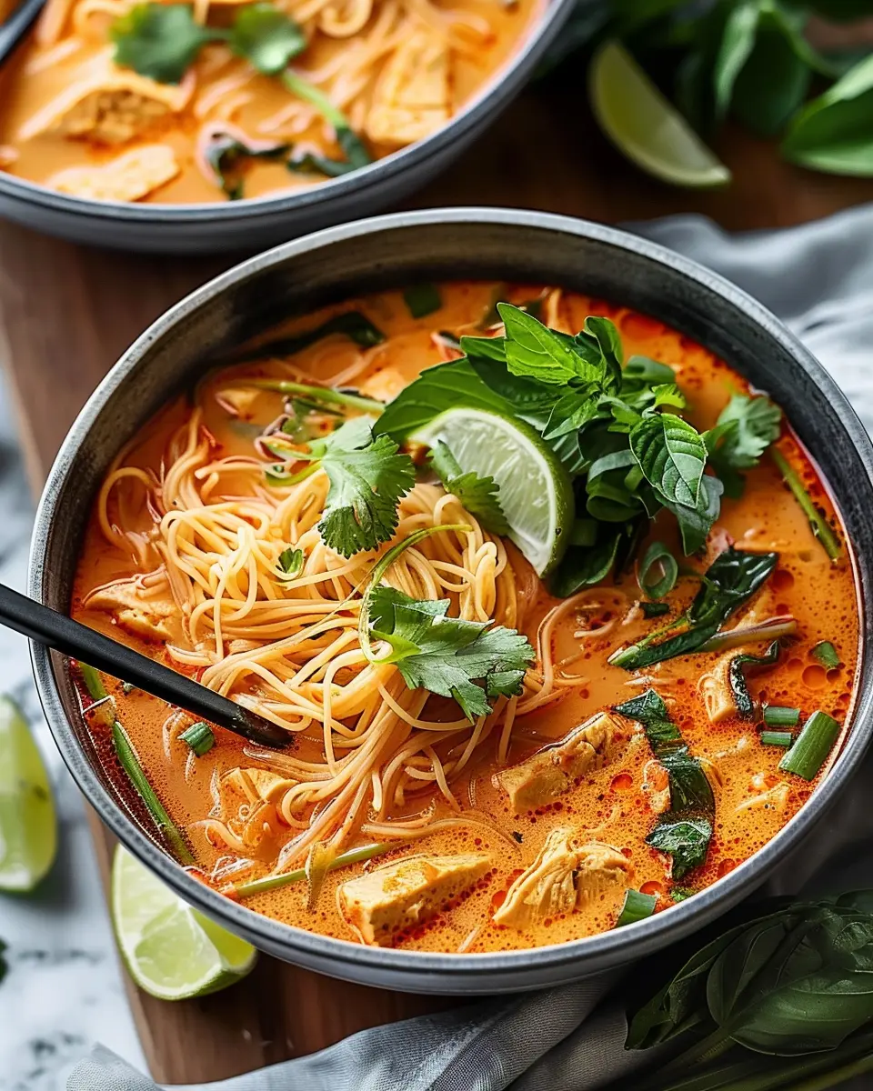 Thai Red Curry Noodle Soup: A Warm and Comforting Bowl at Home