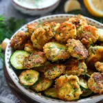 Crispy Zucchini Garlic Bites