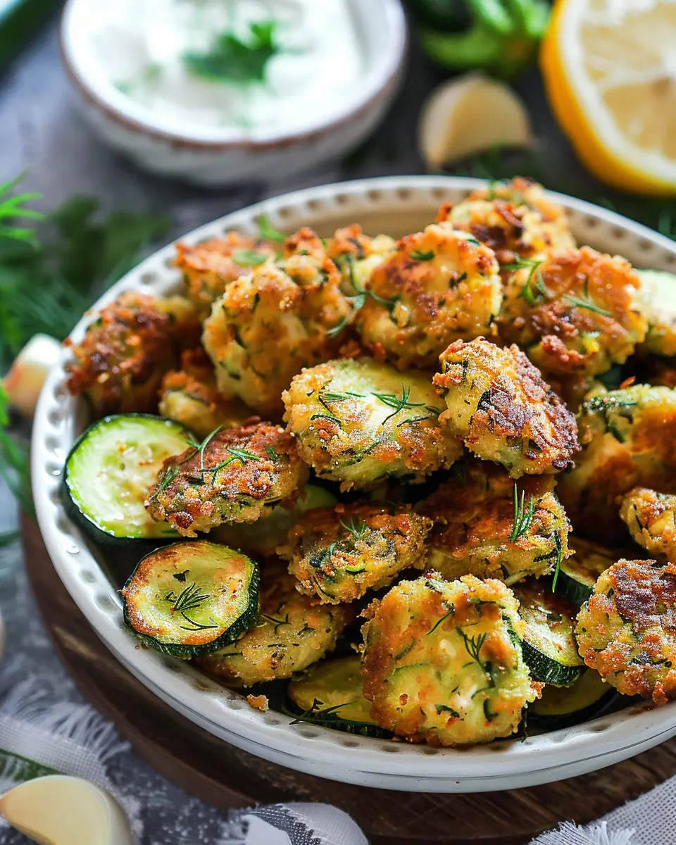 Crispy Zucchini Garlic Bites: Easy, Guilt-Free Snack Delight