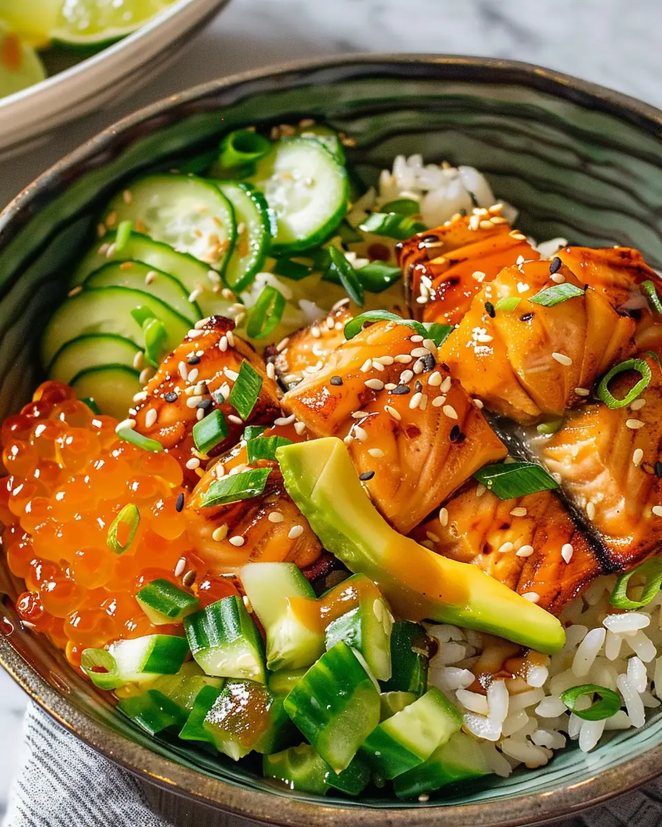 Crispy Salmon and Rice Bowl: An Easy Homemade Delight