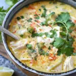 Creamy Green Enchiladas Chicken Soup