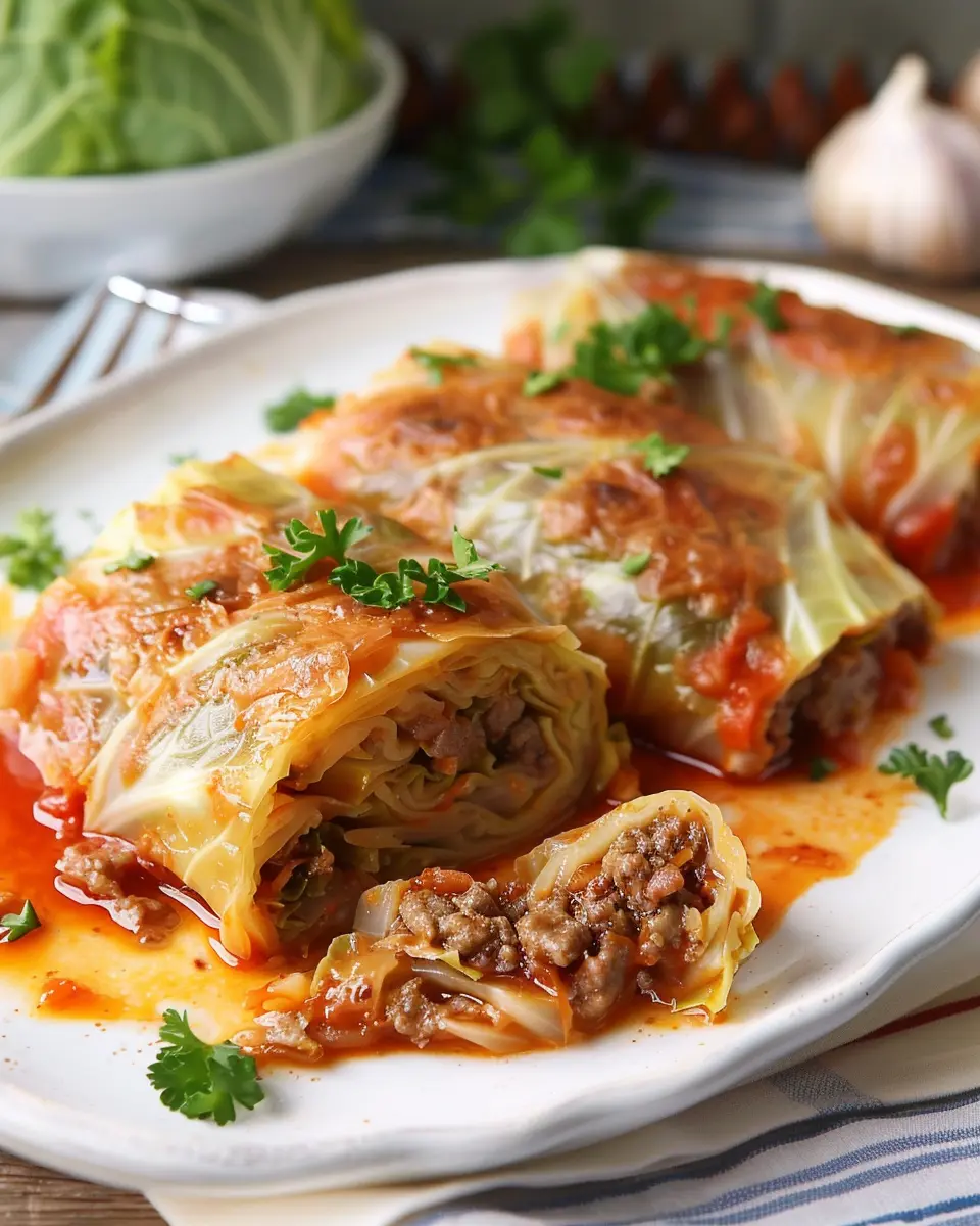 Cabbage Rolls Made Easy: Comforting Family Dinner with Turkey Bacon
