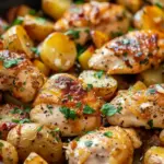 Garlic Parmesan Chicken and Potatoes (One-Pan Dinner)