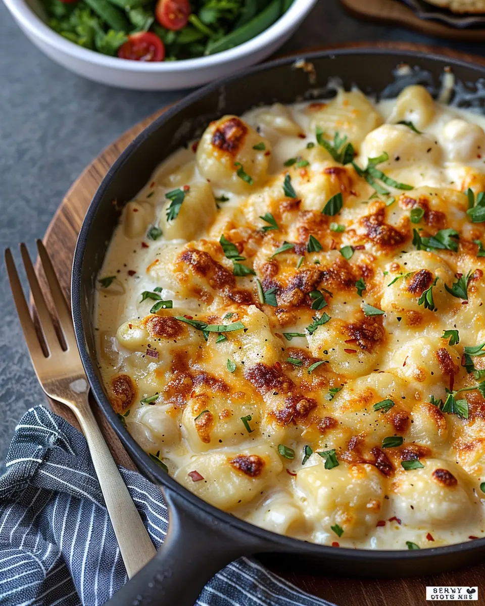 Quick Creamy Crack Chicken Gnocchi with Turkey Bacon Delight