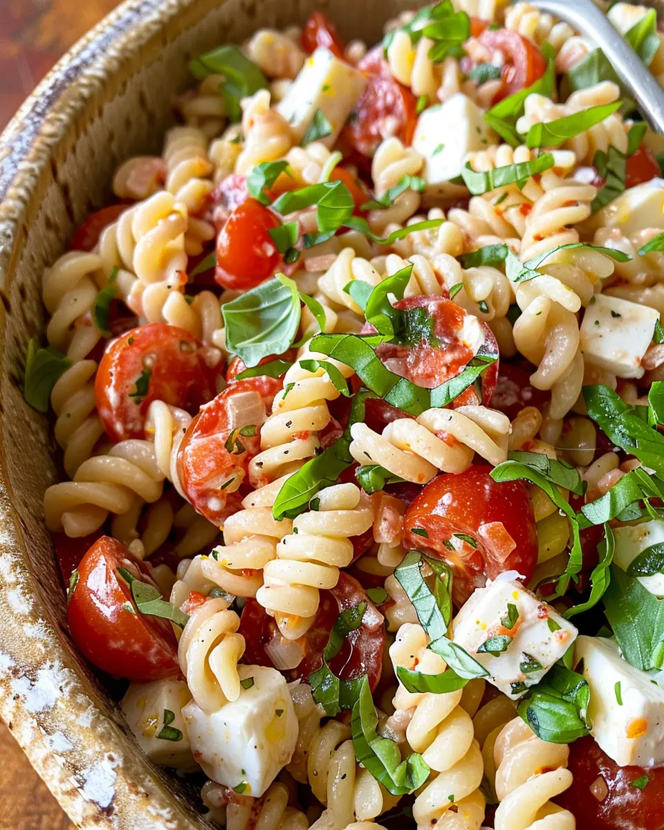 Caprese Pasta Salad: A Fresh and Easy Twist on a Classic Favorite