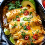 Slow Cooker Chicken Enchiladas