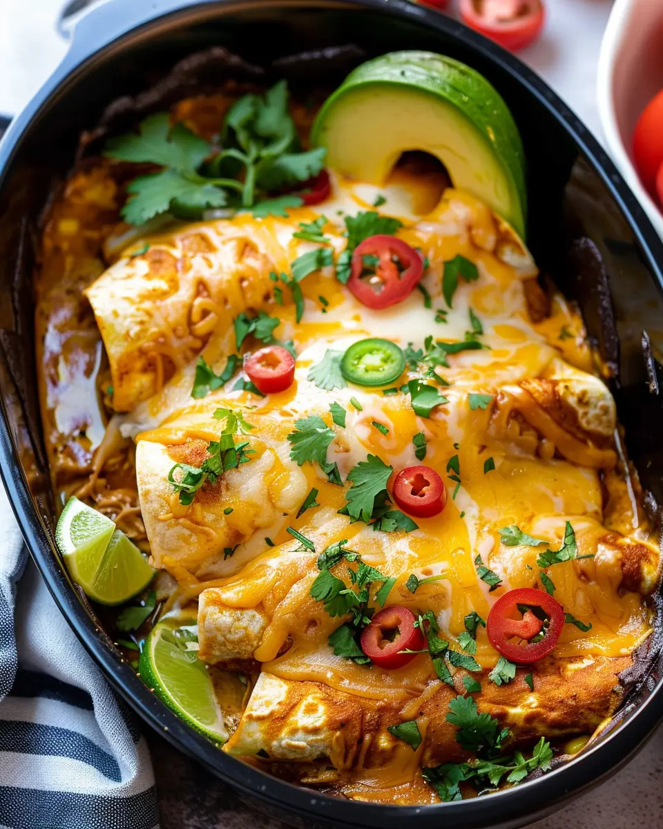 Slow Cooker Chicken Enchiladas: Easy Comfort Food Delight