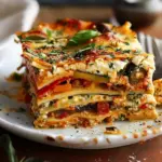 Layered Mediterranean Vegetable Lasagna with Creamy Ricotta