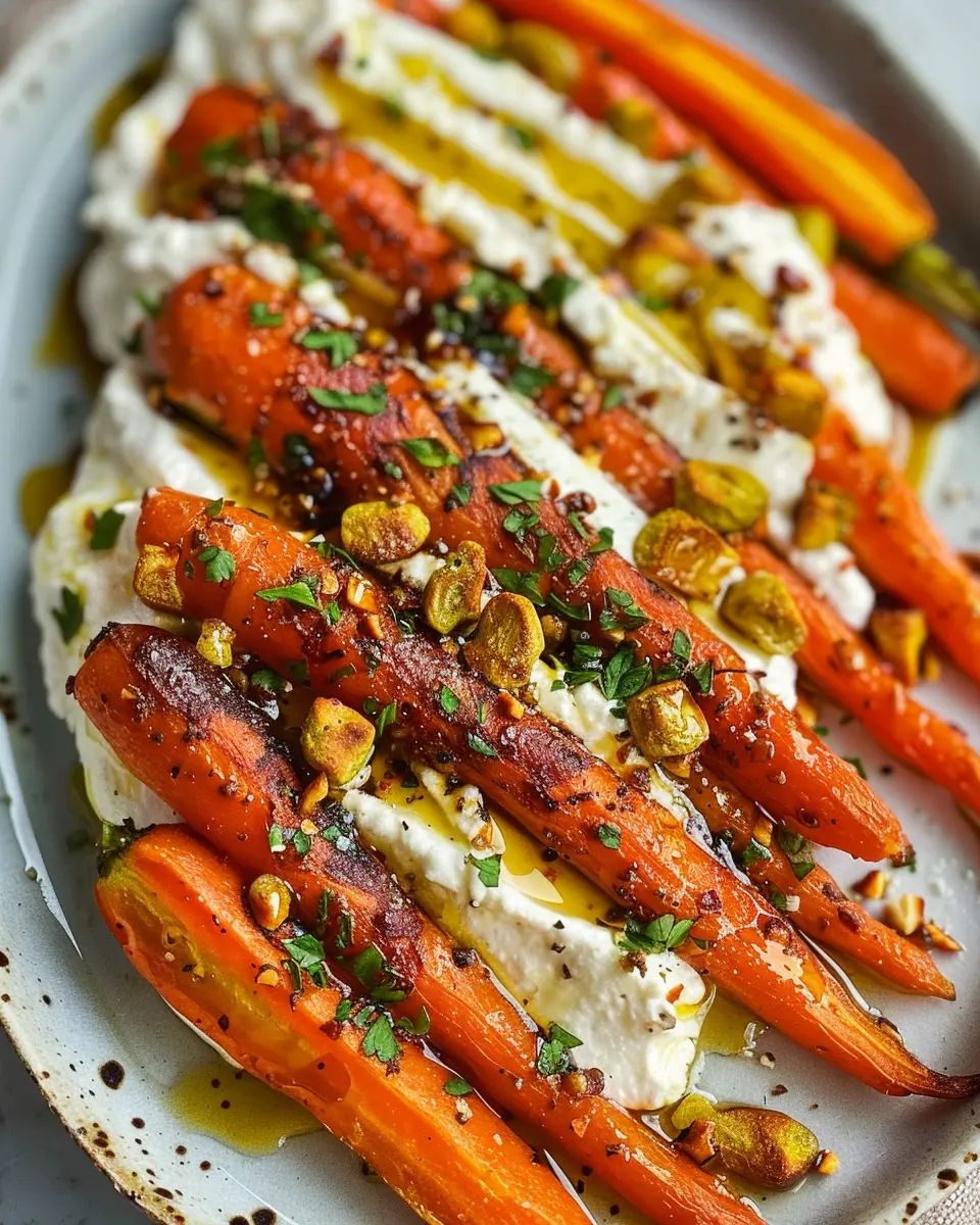 Roasted Carrots with Whipped Ricotta and Hot Honey: A Sweet Twist